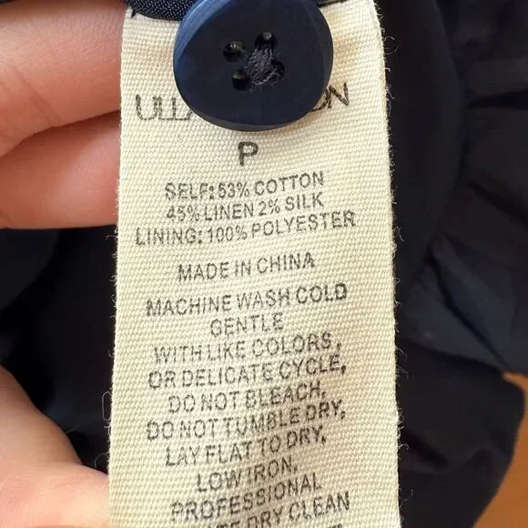 Ulla Johnson Talie Blazer in Midnight Size XS Retail $790 - Picture 8 of 10